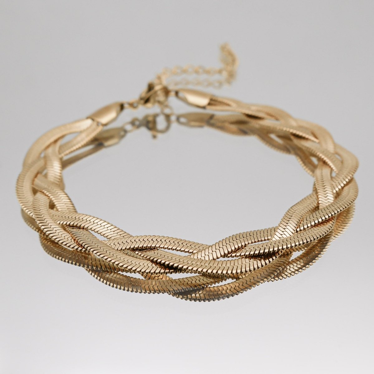 Triple Herringbone Bracelet - ISMI JEWELS