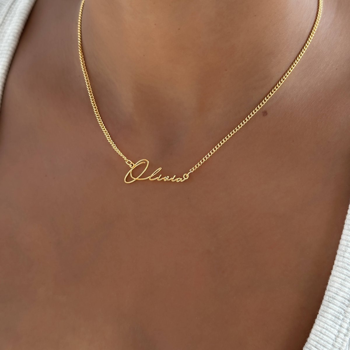 Valencia Custom Name Necklace - ISMI JEWELS