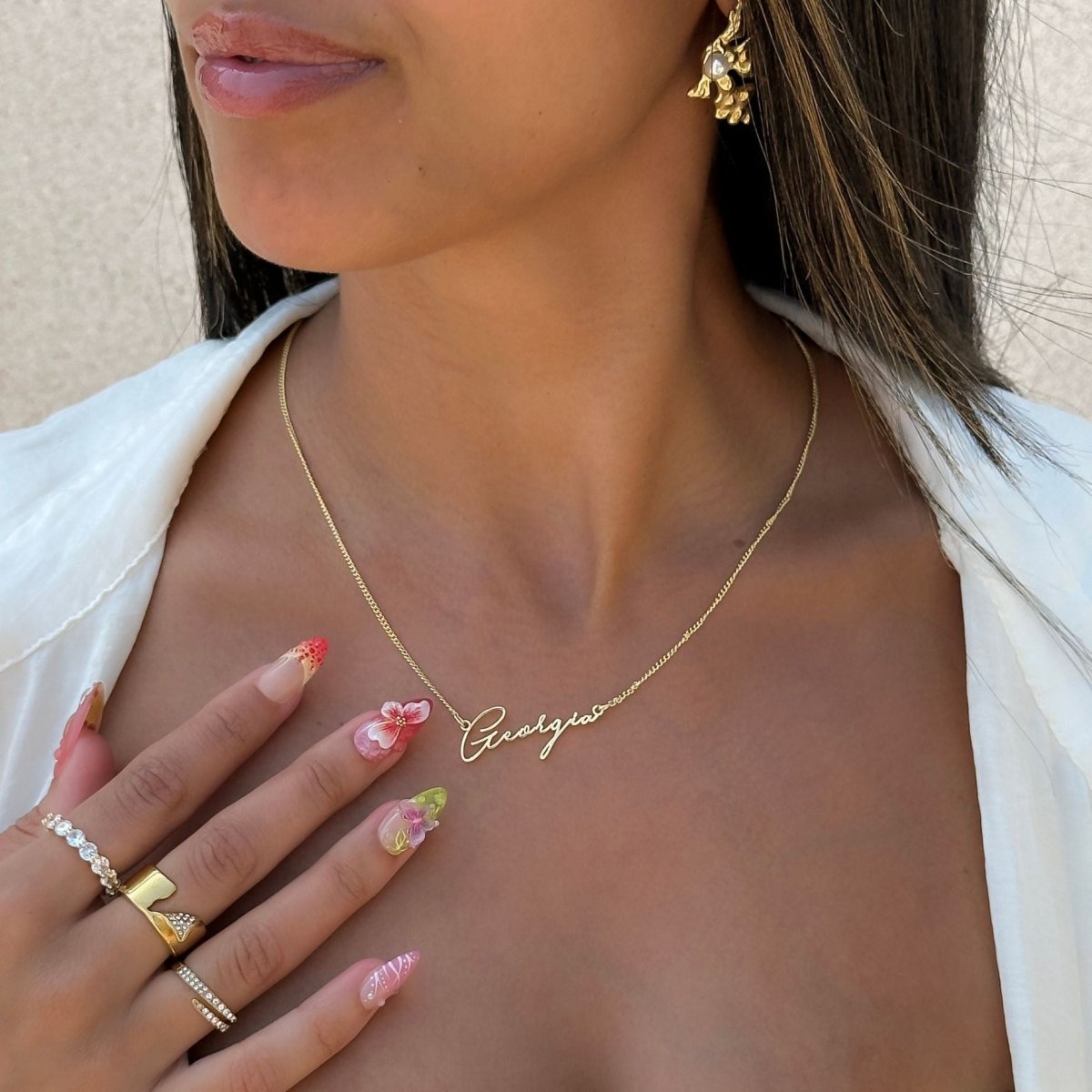 Valencia Custom Name Necklace - ISMI JEWELS