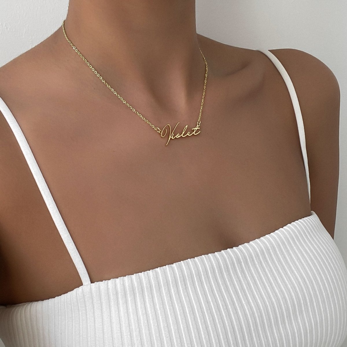 Valencia Custom Name Necklace - ISMI JEWELS