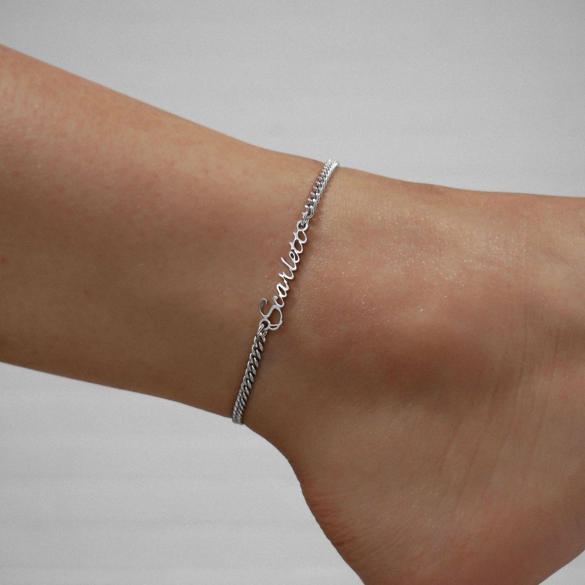 Venice Custom Name Anklet - ISMI JEWELS