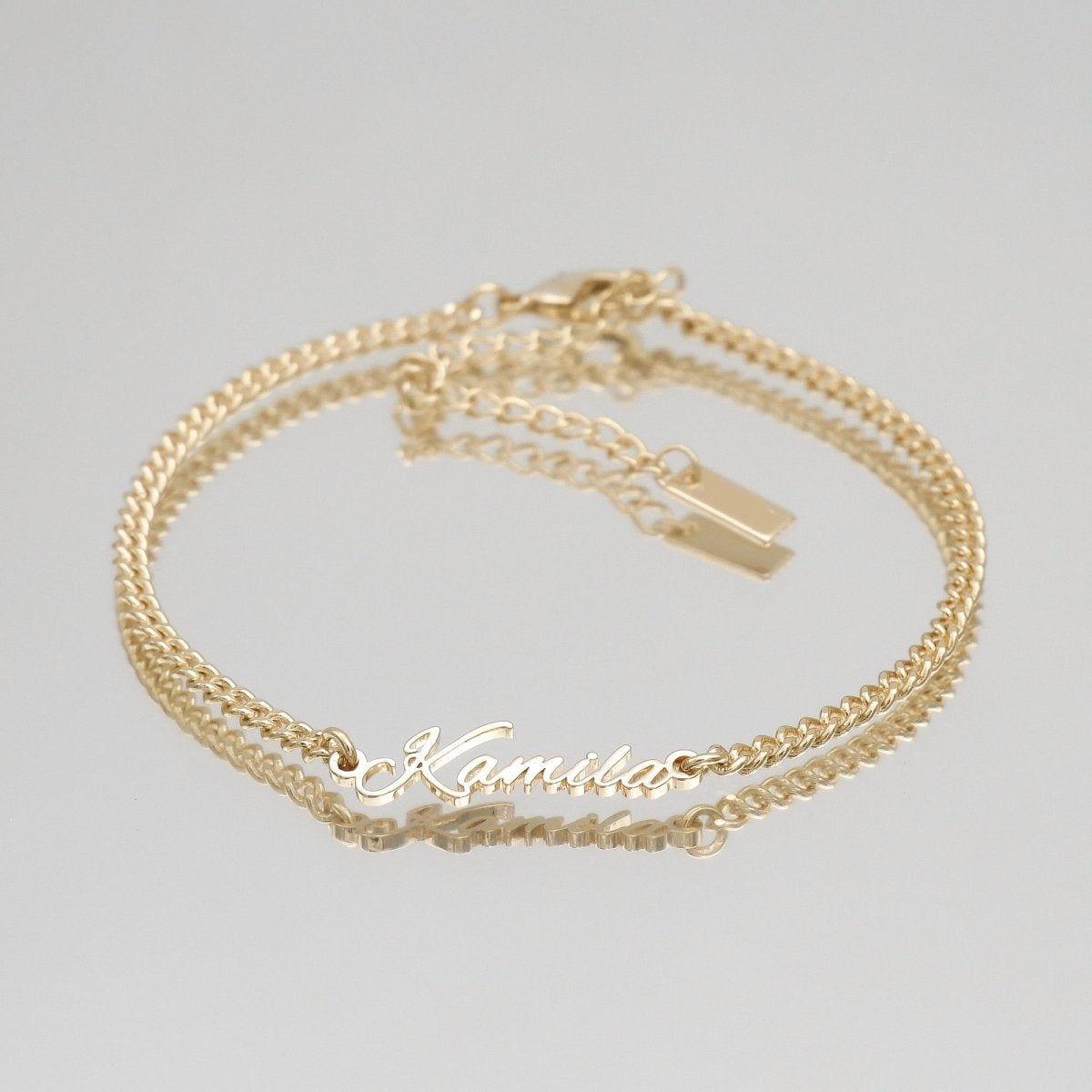 Venice Custom Name Anklet - ISMI JEWELS