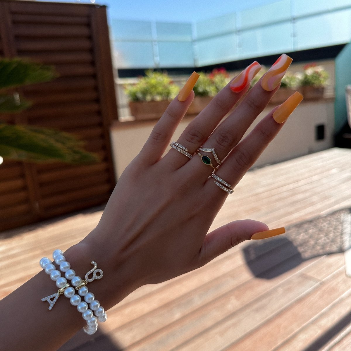 Yara Chevron Ring - ISMI JEWELS