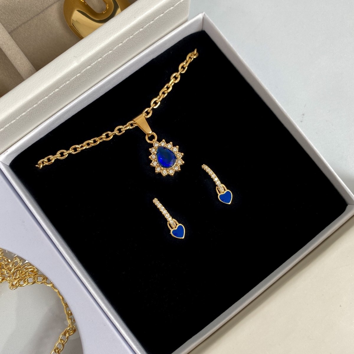 Zayla & Gabby Sapphire Set - ISMI JEWELS