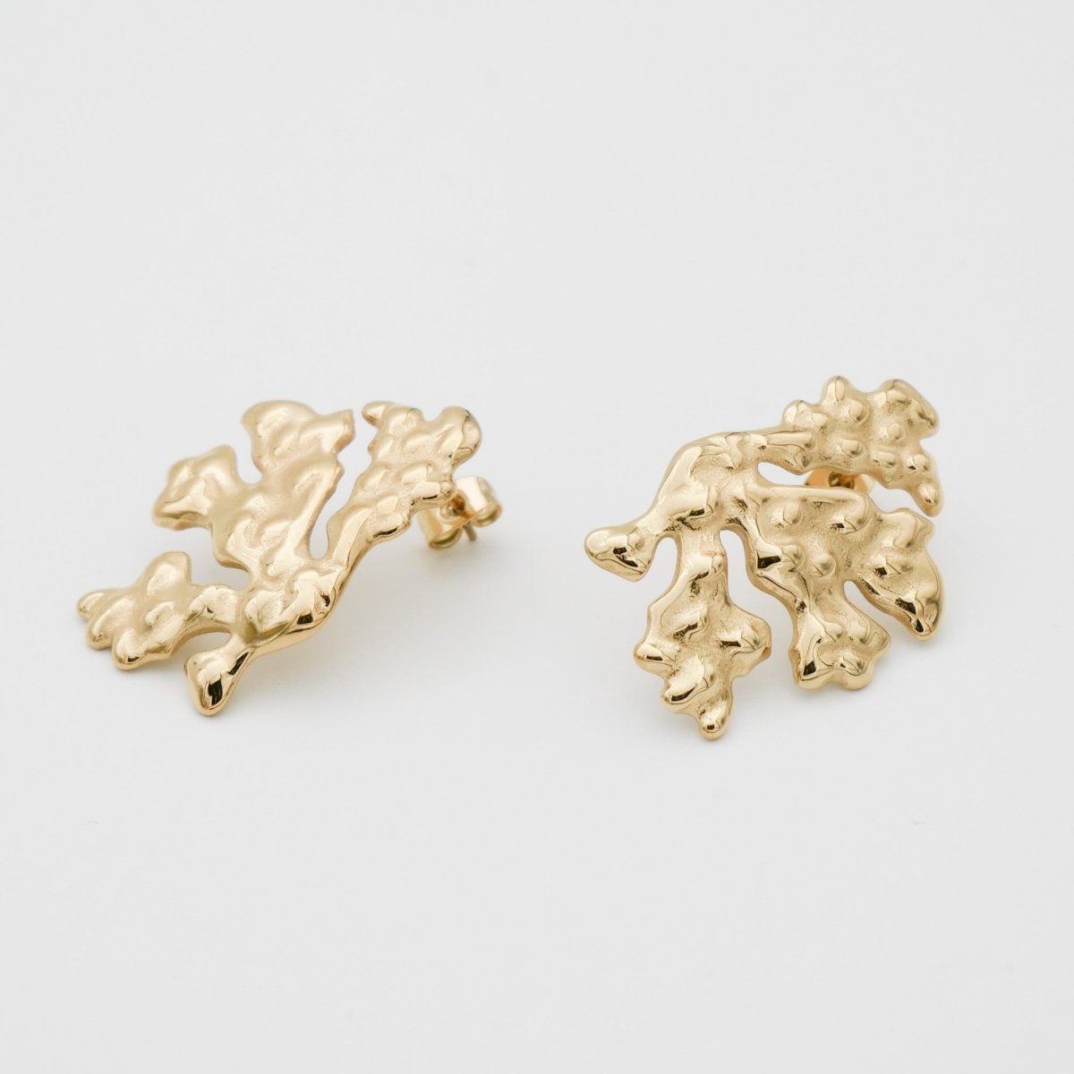 Zeina Coral Earrings - ISMI JEWELS