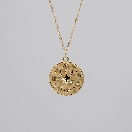 Zodiac Coin Necklace - ISMI JEWELS