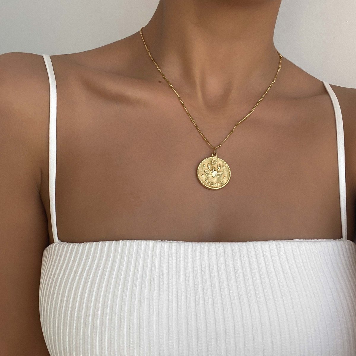 Zodiac Coin Necklace - ISMI JEWELS