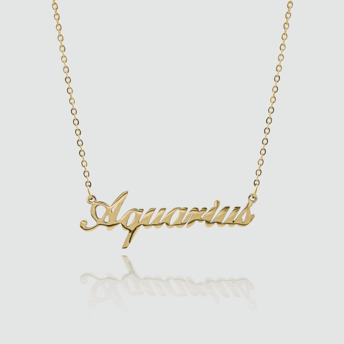 Zodiac Name Necklace - ISMI JEWELS