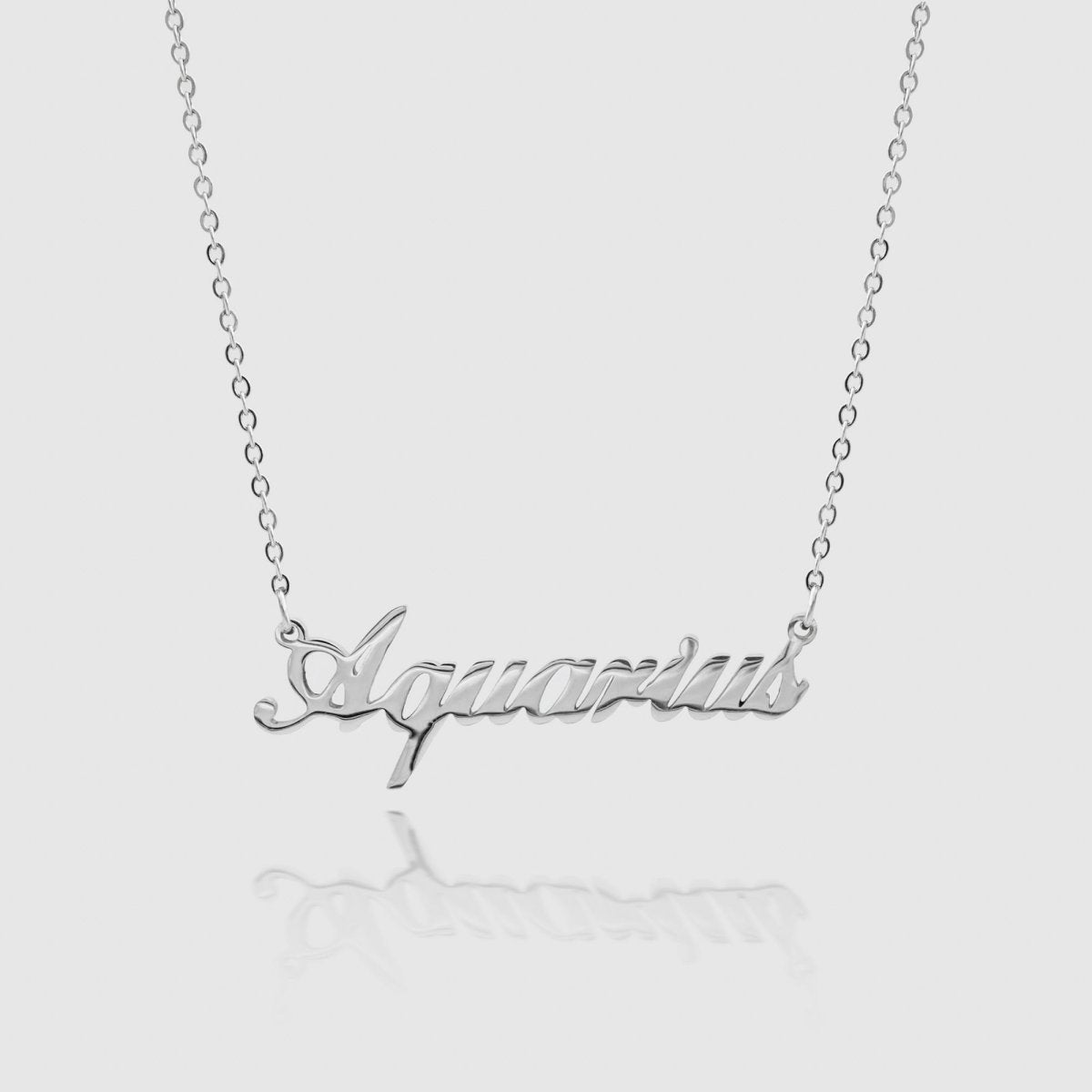 Zodiac Name Necklace - ISMI JEWELS