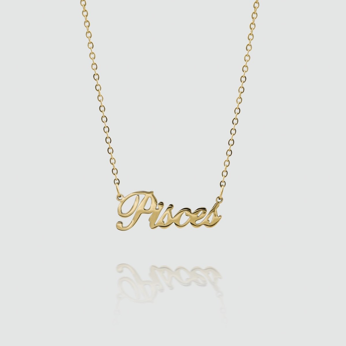 Zodiac Name Necklace - ISMI JEWELS