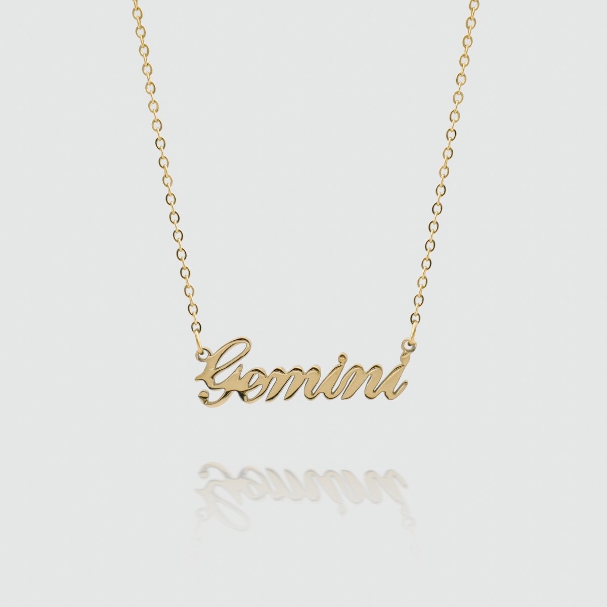 Zodiac Name Necklace - ISMI JEWELS