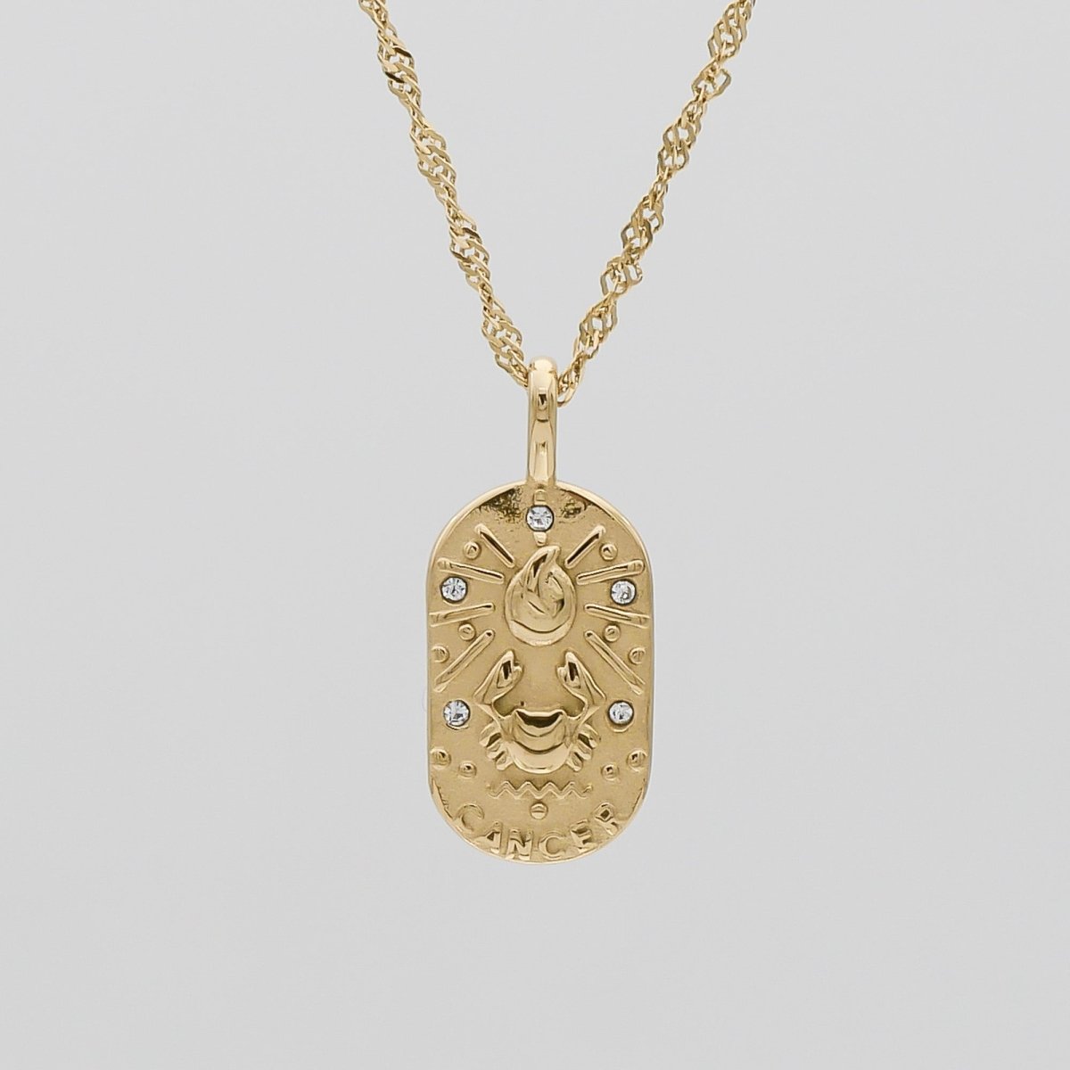 Zodiac Tarot Card Necklace - ISMI JEWELS