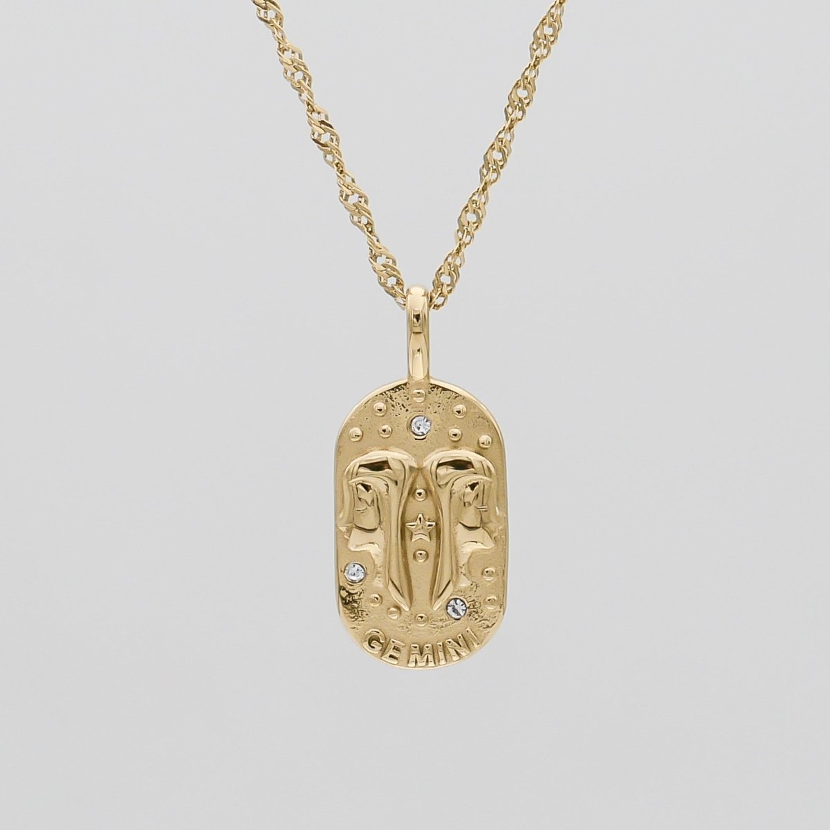 Zodiac Tarot Card Necklace - ISMI JEWELS