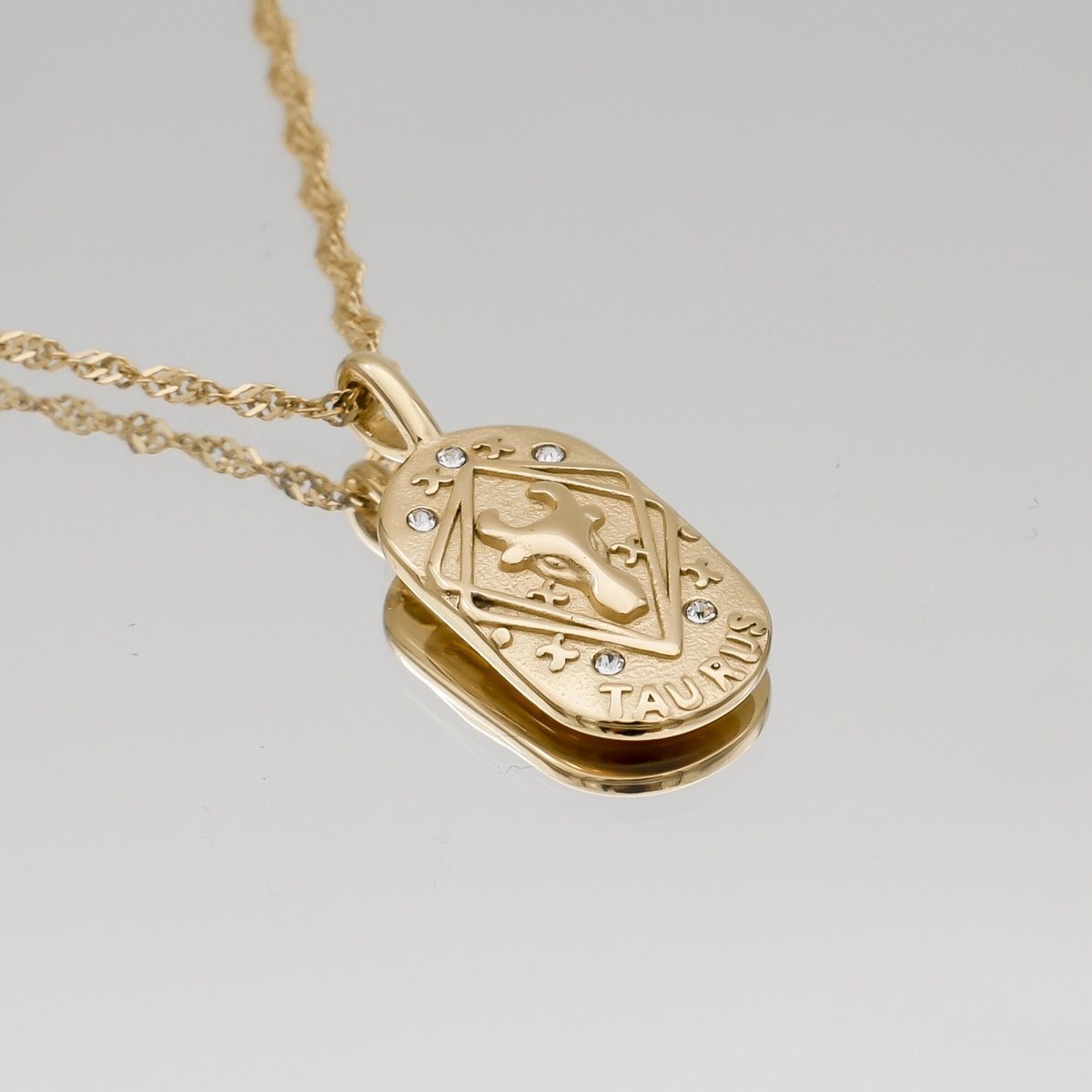 Zodiac Tarot Card Necklace - ISMI JEWELS