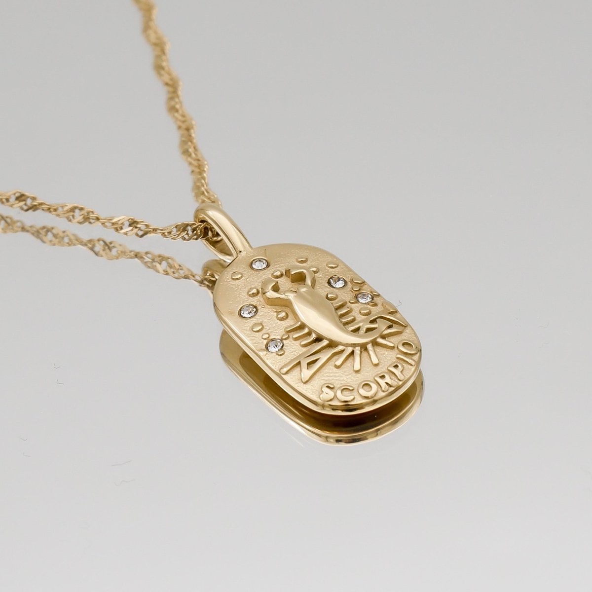 Zodiac Tarot Card Necklace - ISMI JEWELS