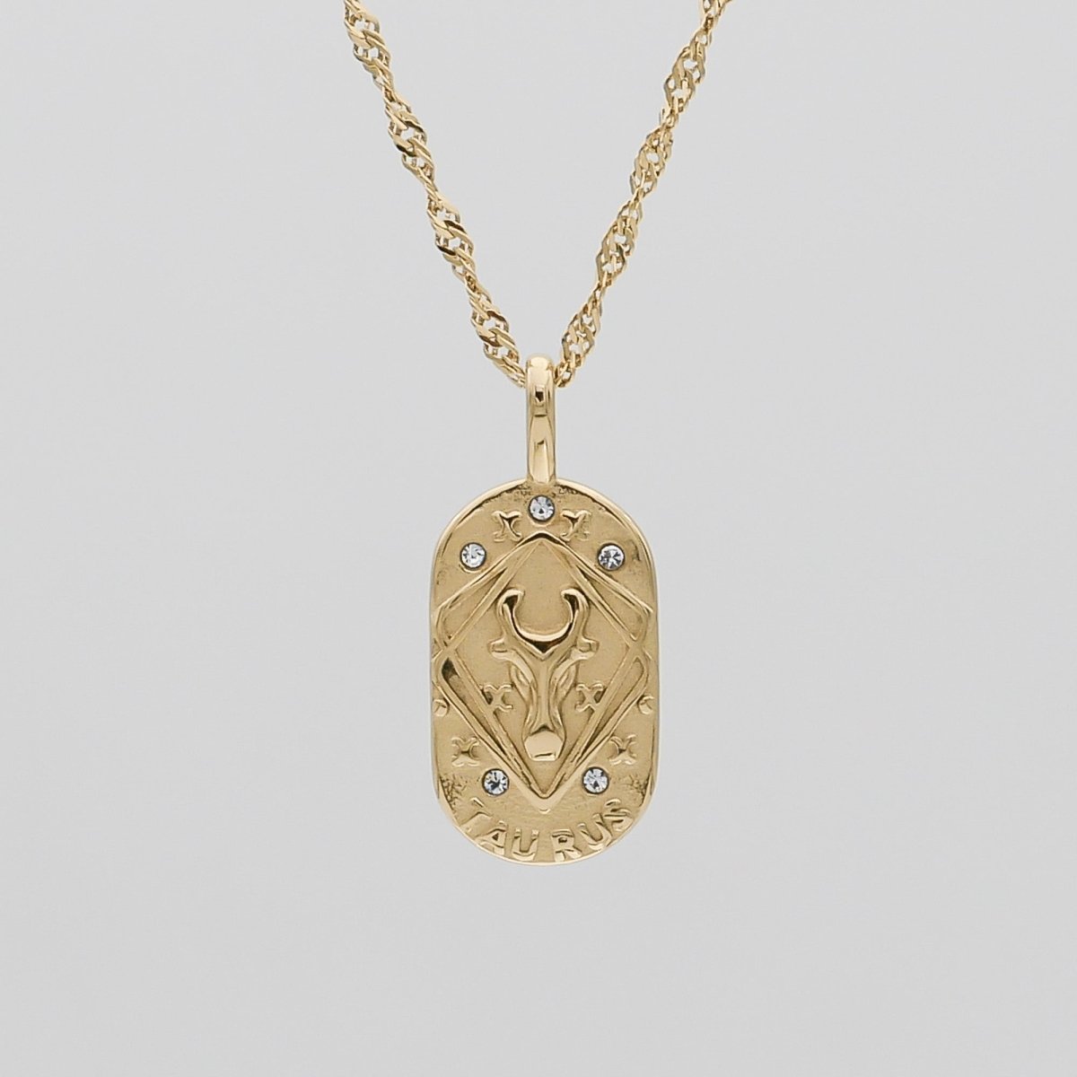 Zodiac Tarot Card Necklace - ISMI JEWELS