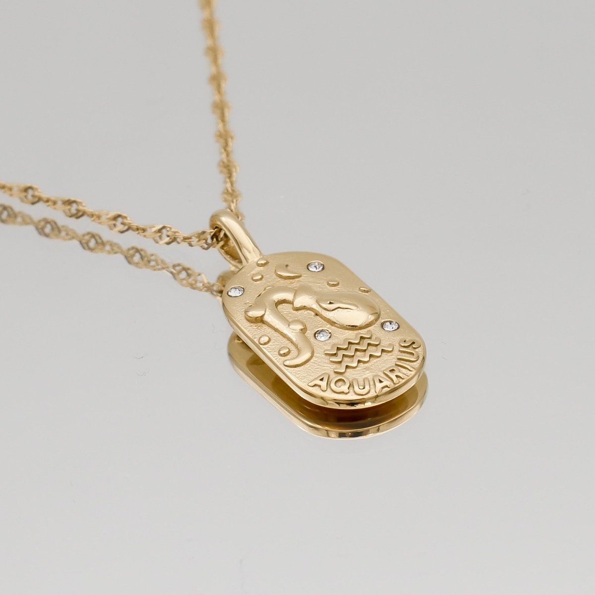 Zodiac Tarot Card Necklace - ISMI JEWELS