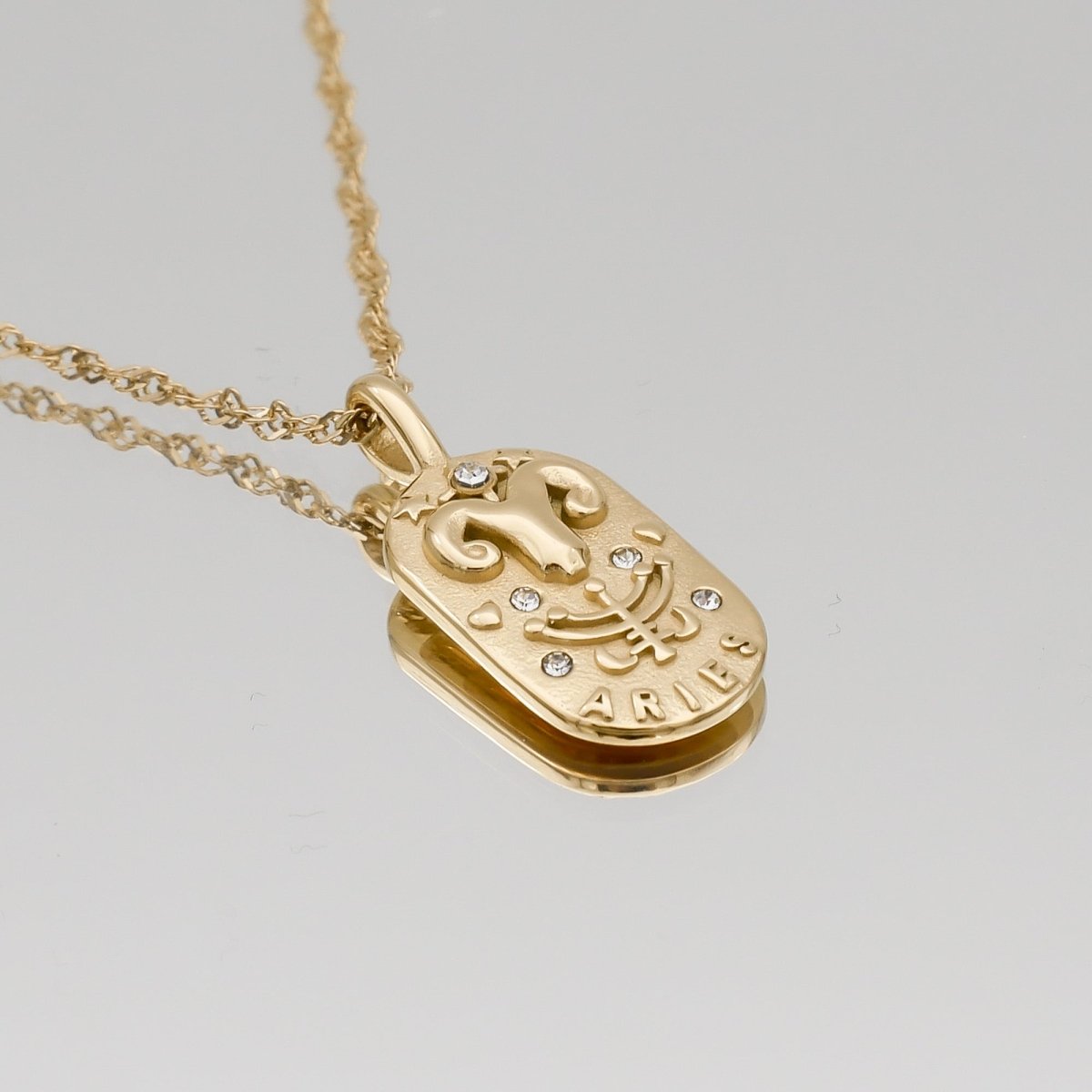 Zodiac Tarot Card Necklace - ISMI JEWELS