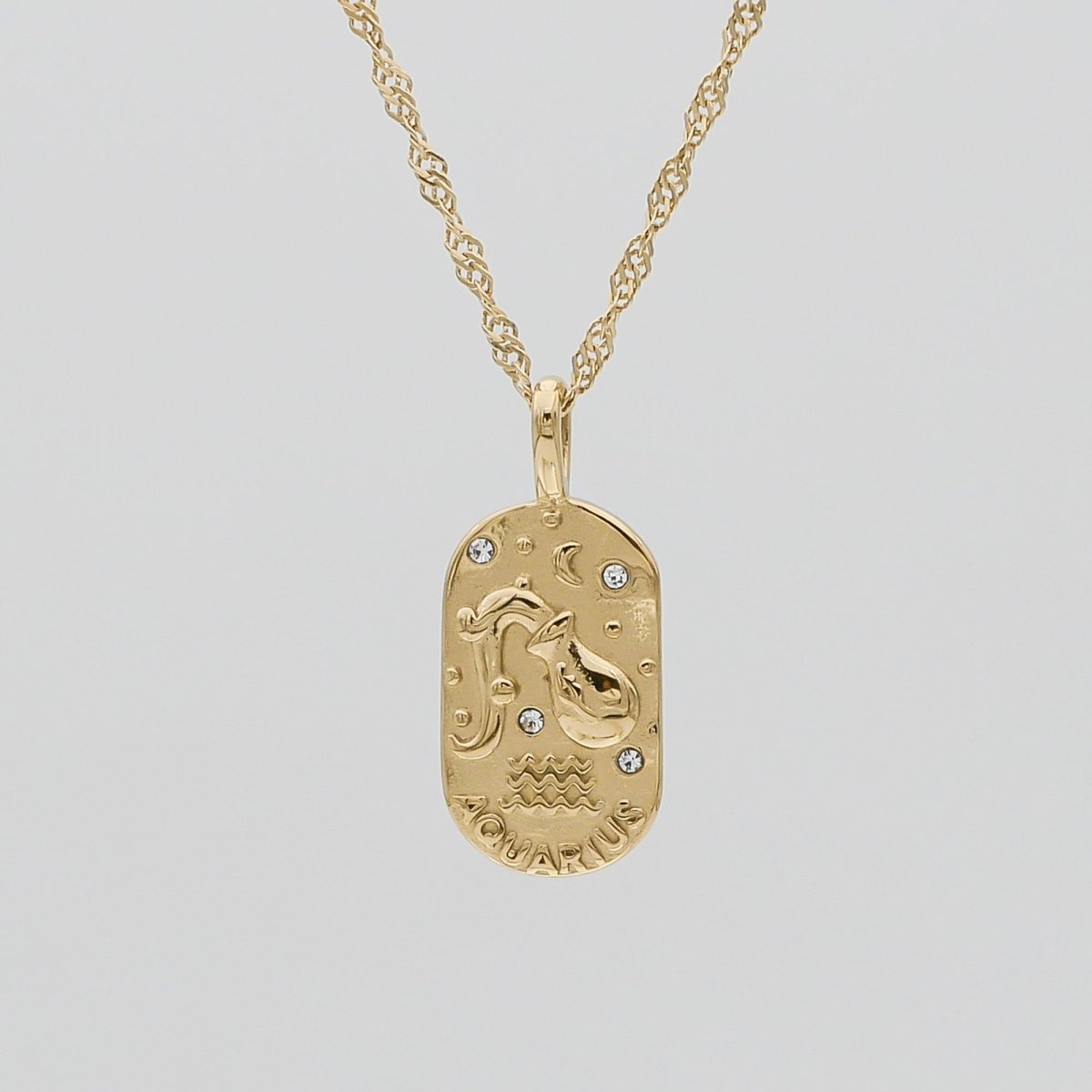 Zodiac Tarot Card Necklace - ISMI JEWELS