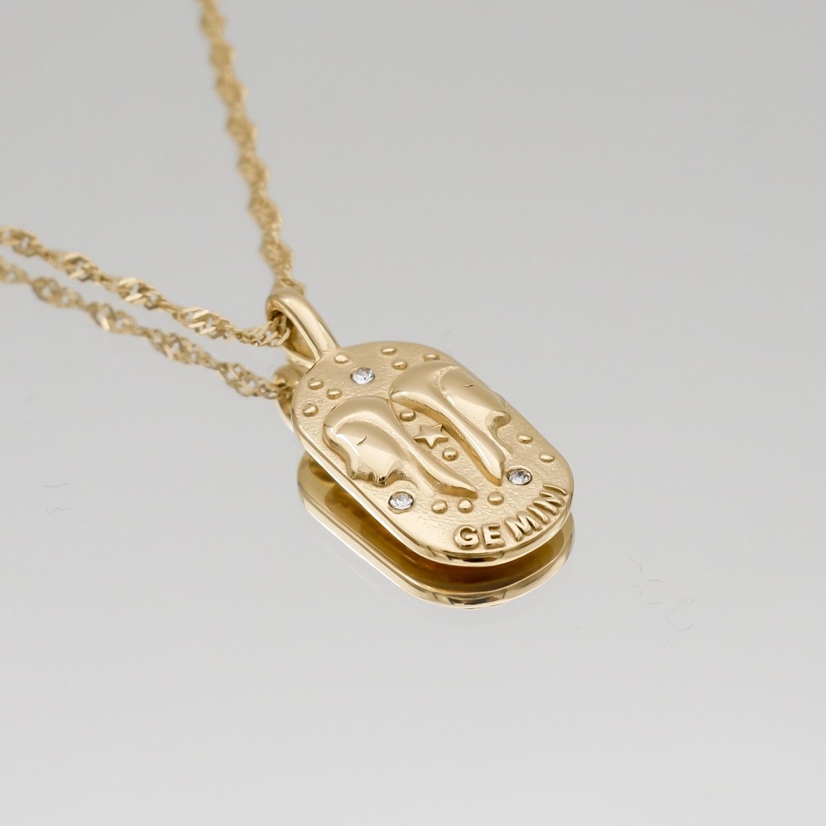 Zodiac Tarot Card Necklace - ISMI JEWELS