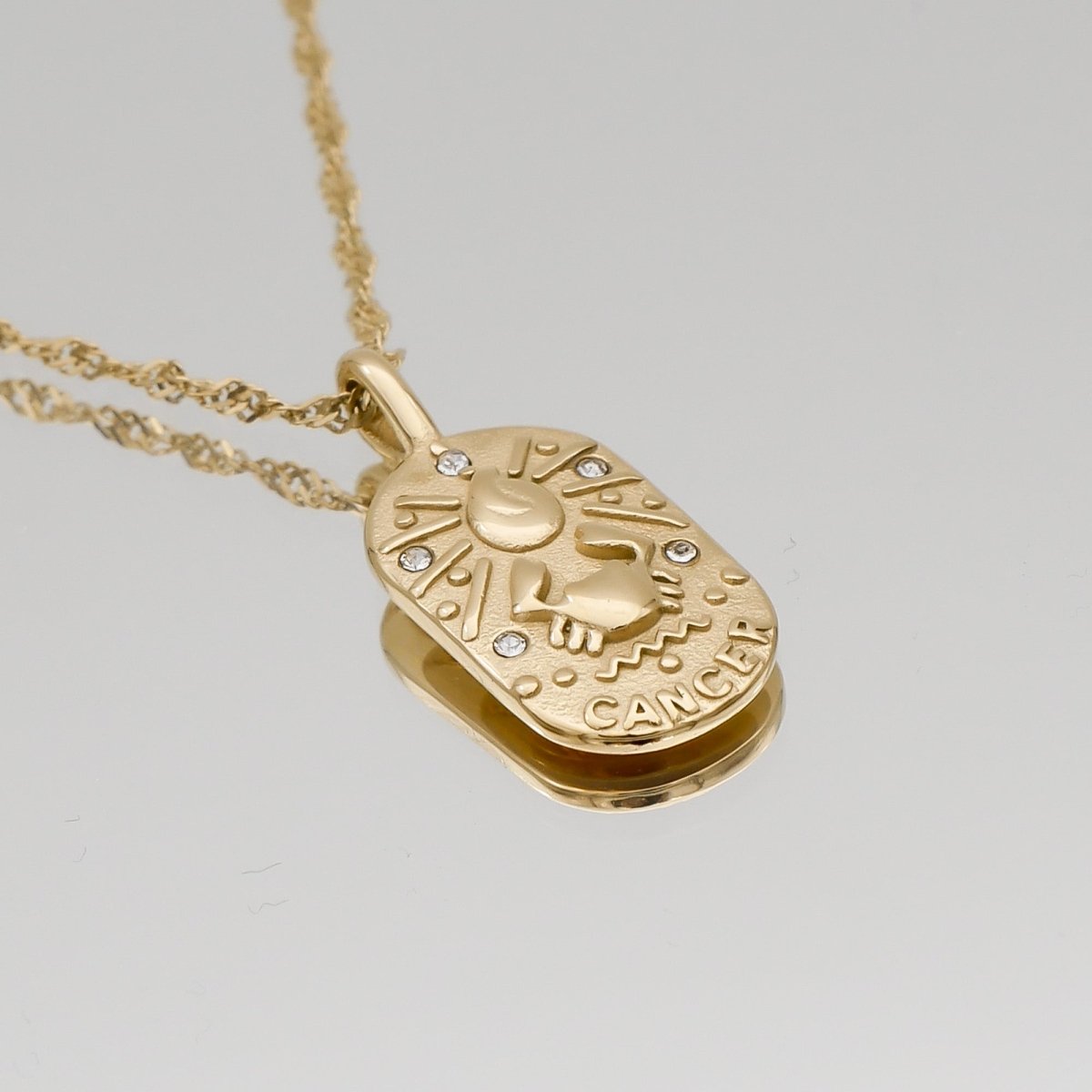 Zodiac Tarot Card Necklace - ISMI JEWELS