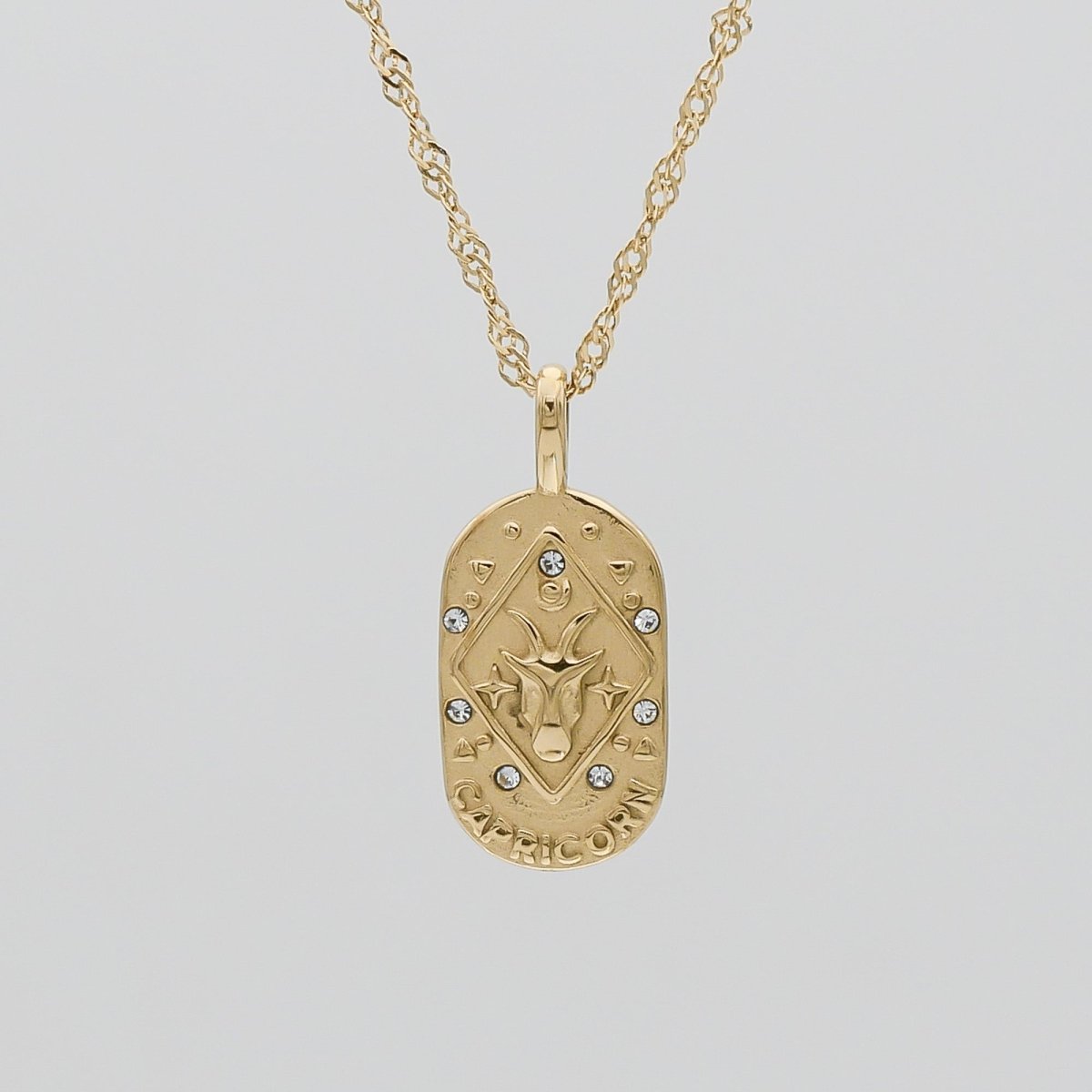 Zodiac Tarot Card Necklace - ISMI JEWELS