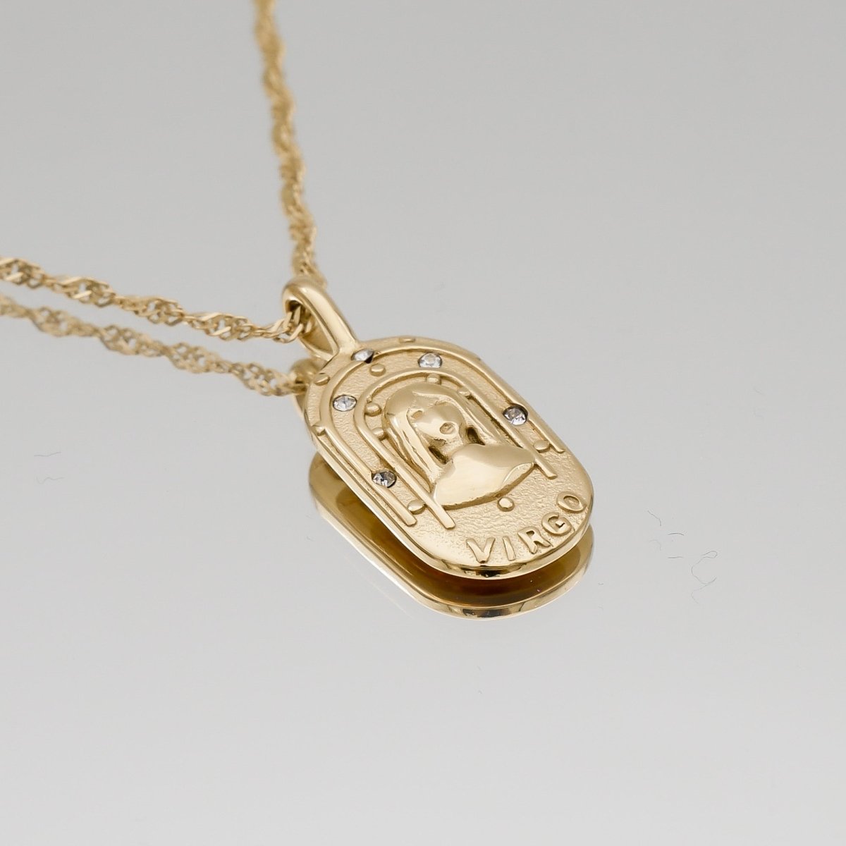 Zodiac Tarot Card Necklace - ISMI JEWELS
