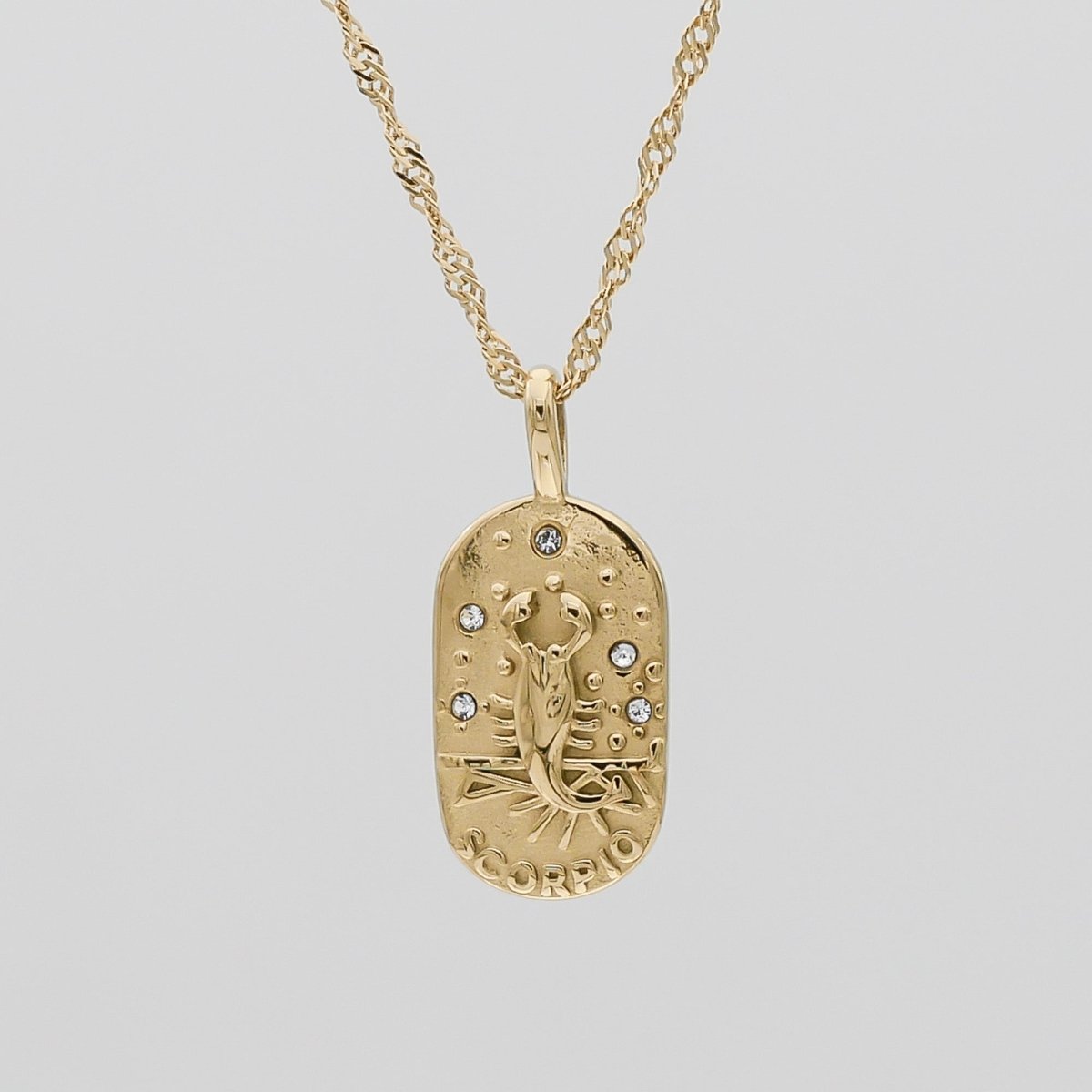 Zodiac Tarot Card Necklace - ISMI JEWELS