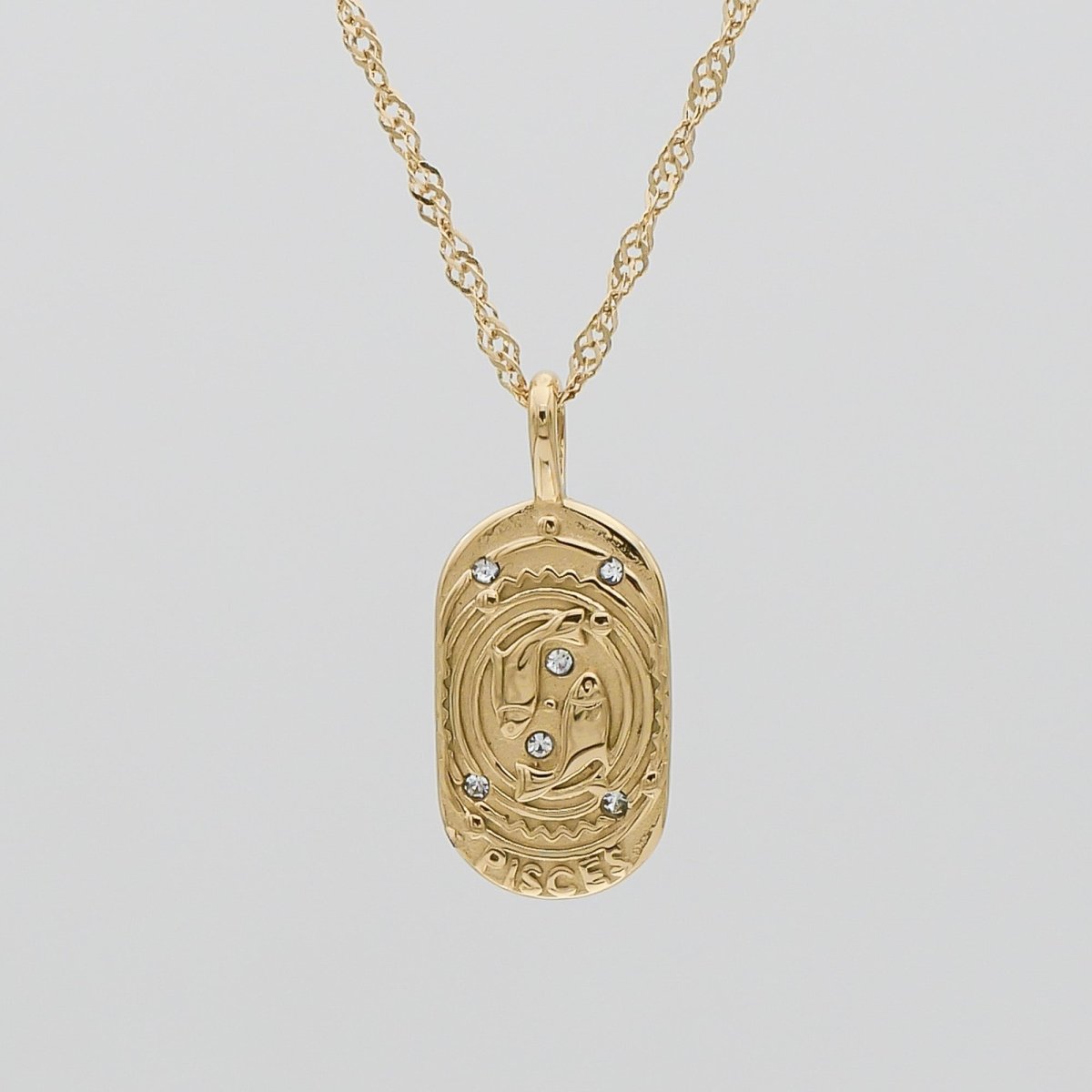 Zodiac Tarot Card Necklace - ISMI JEWELS