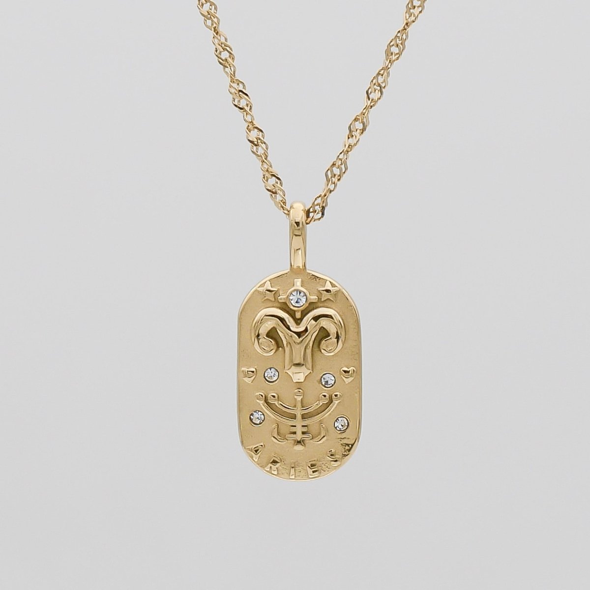 Zodiac Tarot Card Necklace - ISMI JEWELS