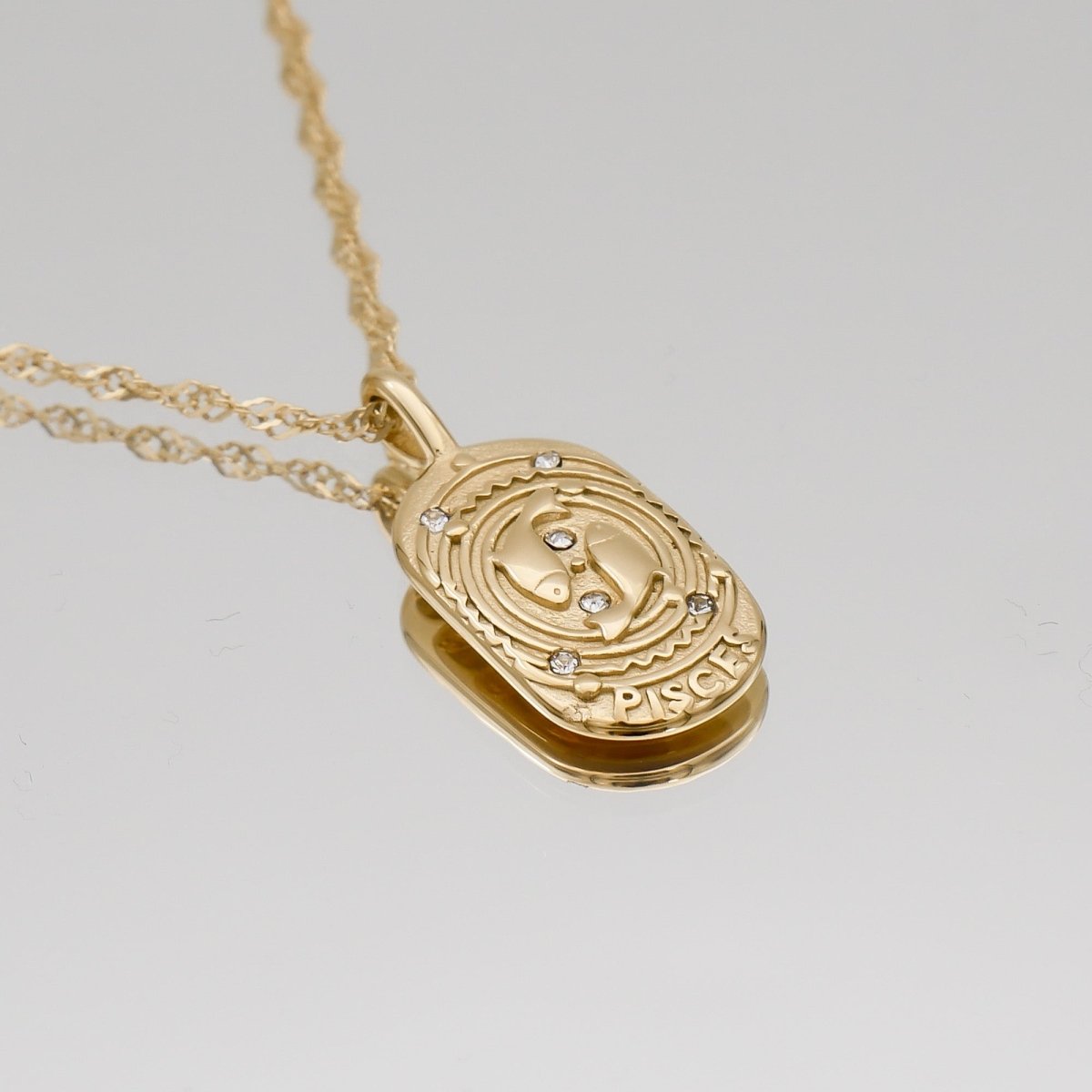 Zodiac Tarot Card Necklace - ISMI JEWELS
