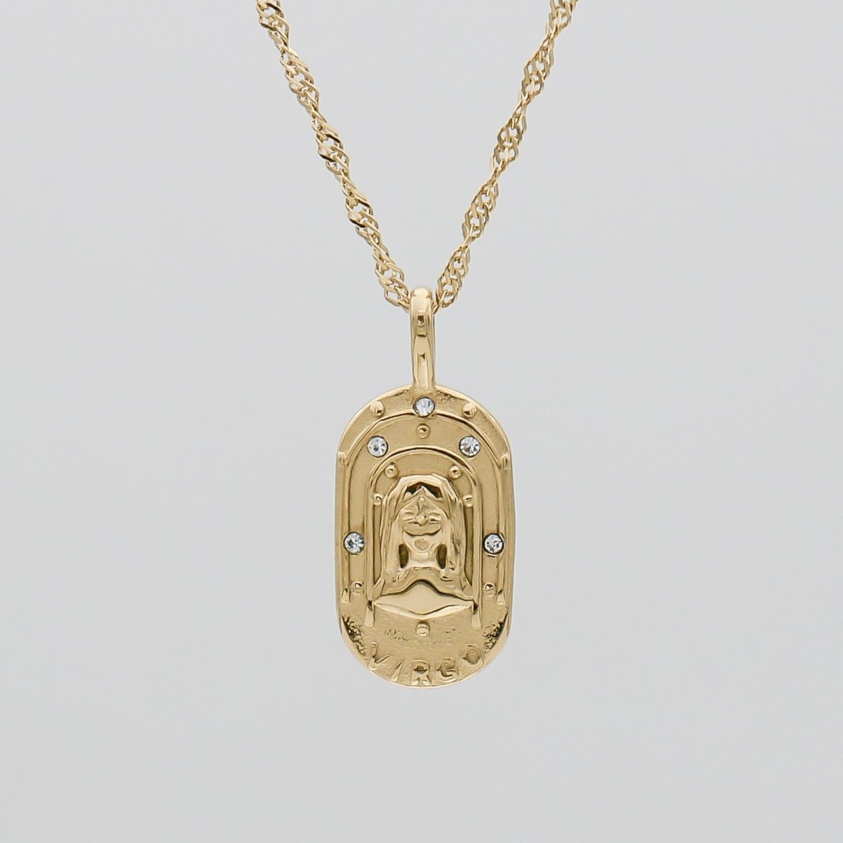 Zodiac Tarot Card Necklace - ISMI JEWELS