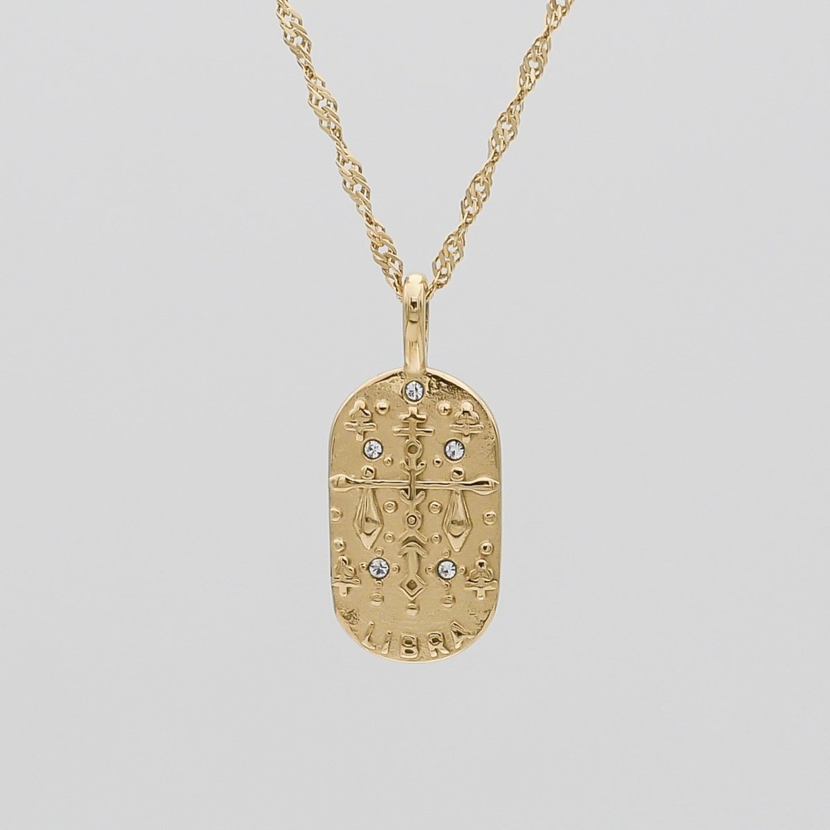 Zodiac Tarot Card Necklace - ISMI JEWELS