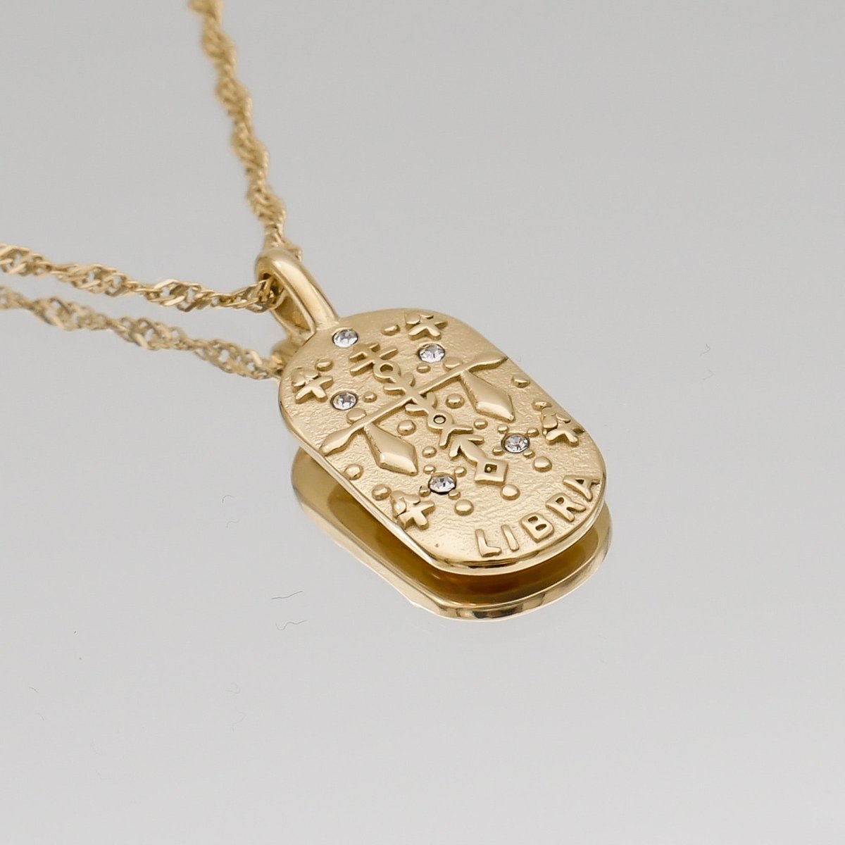 Zodiac Tarot Card Necklace - ISMI JEWELS