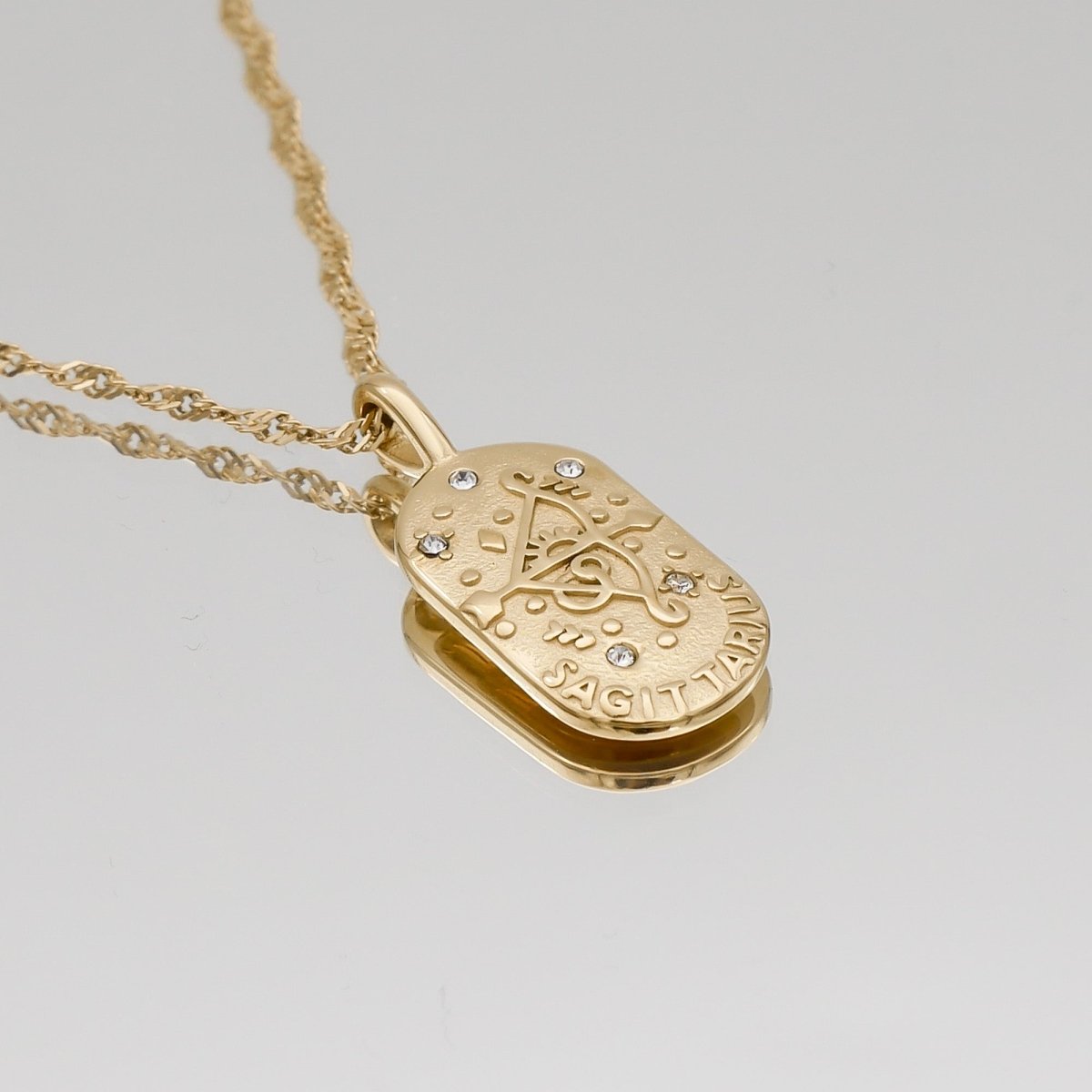 Zodiac Tarot Card Necklace - ISMI JEWELS