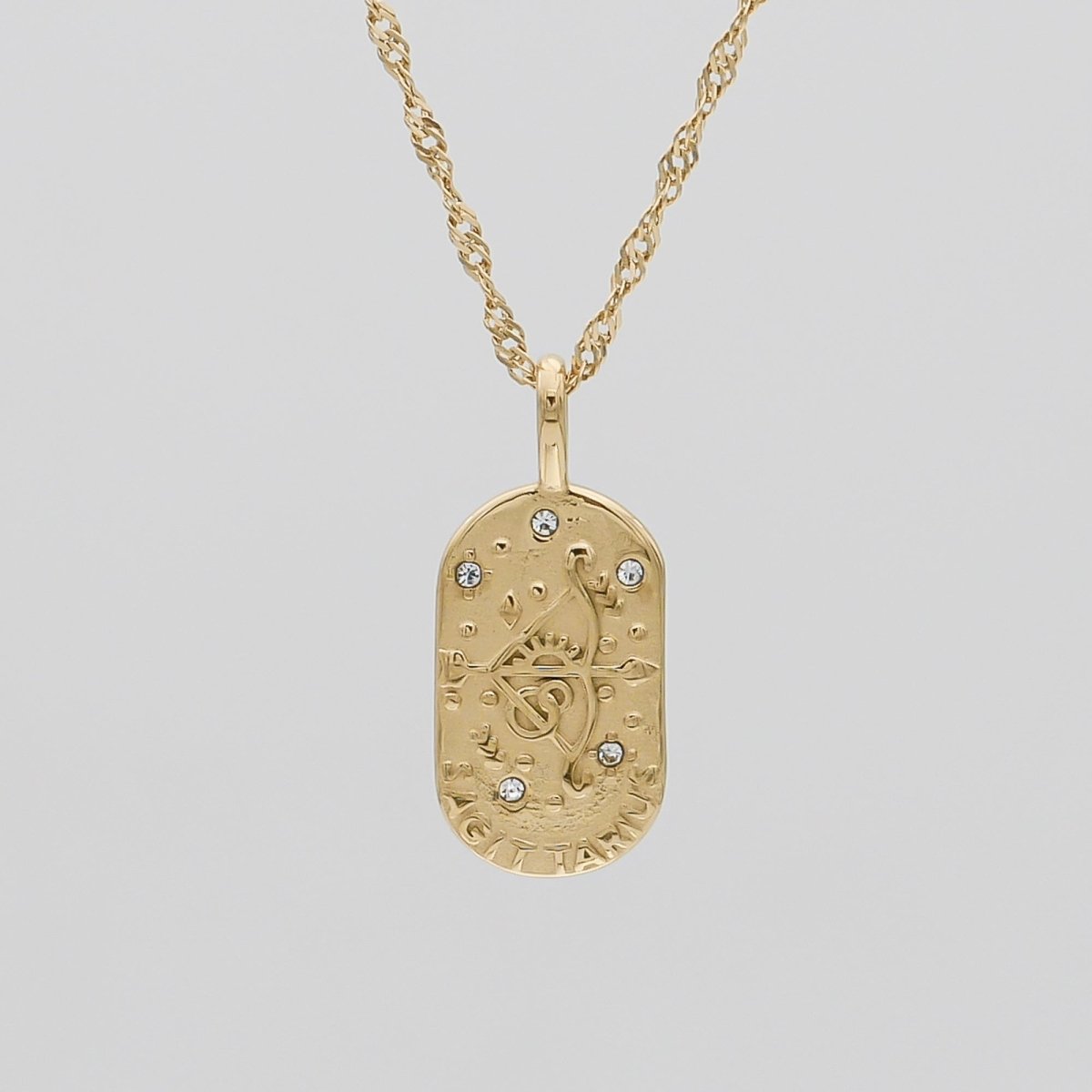Zodiac Tarot Card Necklace - ISMI JEWELS