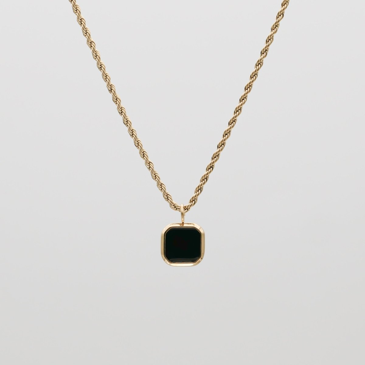 Zola Onyx Pendant Necklace - ISMI JEWELS