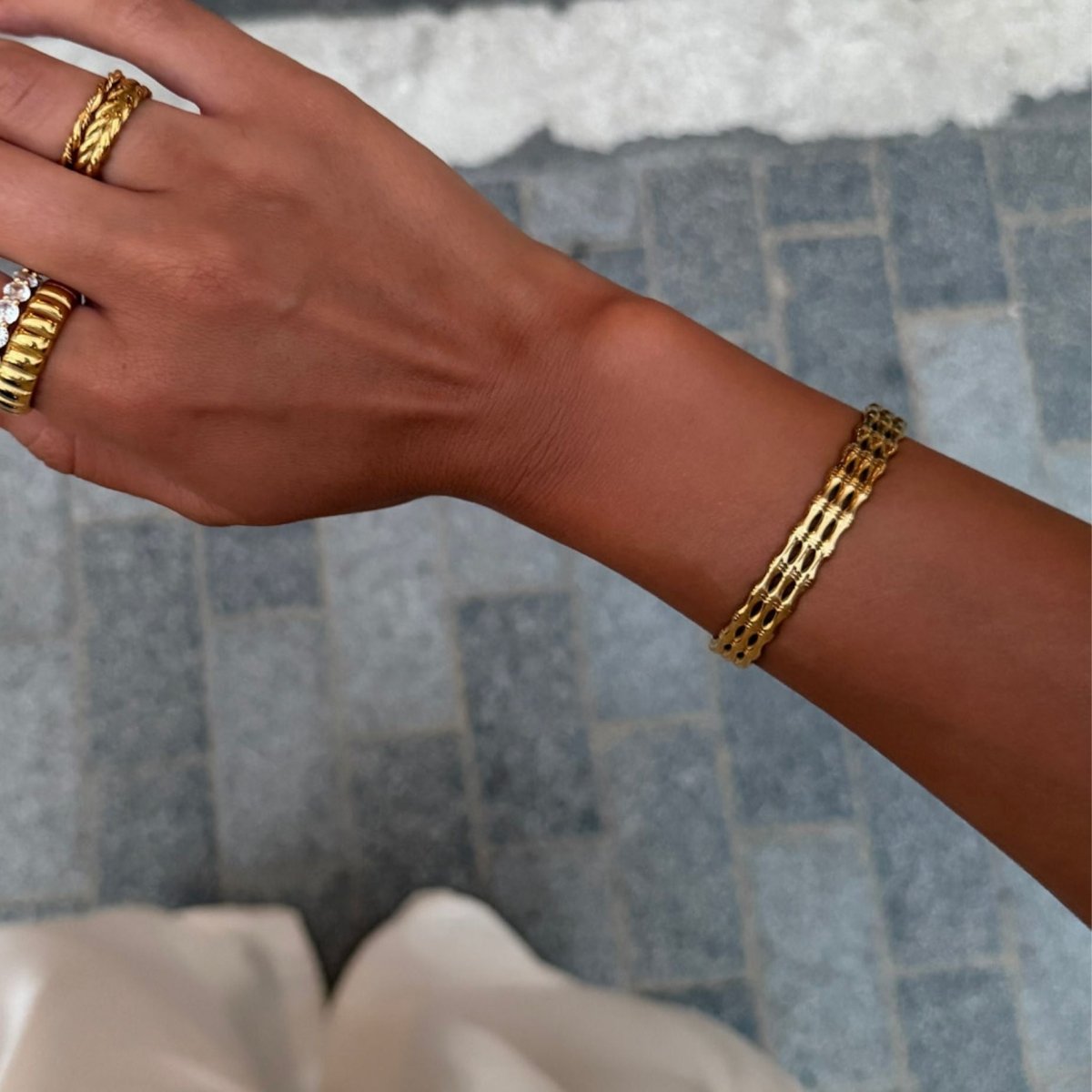 Zola Triple Bangle - ISMI JEWELS
